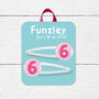 6th Birthday Hair Clips Gift Set, thumbnail 1 of 2