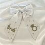 Bridal Hair Bow Hen Party Gift With Hand Embellishment, thumbnail 3 of 3