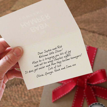Luxury New Baby Girl's Gift Hamper Box | New Baby Gift, 7 of 7