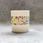 Floral Band Mini Hand Painted Porcelain Tealight Holder, thumbnail 1 of 3