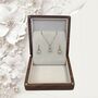 Personalised Sterling Silver And Gold Stirrup Gift Set, thumbnail 7 of 9