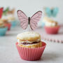Butterfly Cupcake Toppers, Set Of Six, thumbnail 4 of 7