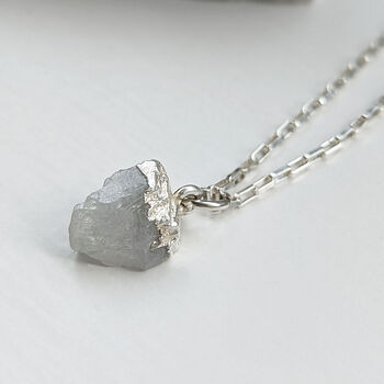 Moonstone Raw Crystal Gemstone Necklace, 3 of 6