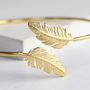 Delicate Feather Bangle, thumbnail 8 of 11