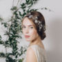 Bohemian Bridal Crystal Wedding Hair Vine Sydney, thumbnail 6 of 11