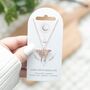 Luna Moth Pendant Necklace, thumbnail 1 of 2