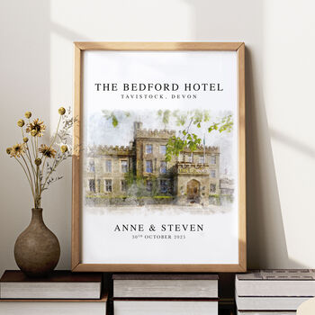 Personalised Wedding Venue Print, 4 of 12