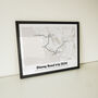 Personalised Travel Map For Any Trip Or Journey, thumbnail 5 of 5