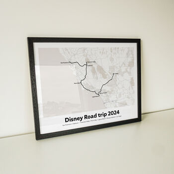 Personalised Travel Map For Any Trip Or Journey, 5 of 5