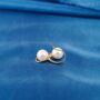 Womens Freshwater Pearl Drop Earrings, thumbnail 4 of 9