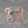 Sterling Silver Heart Outline Pendant Necklace, thumbnail 7 of 12