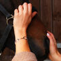 Personalised Sterling Silver Snaffle Bit Horse Bracelet, thumbnail 5 of 9