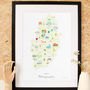 Personalised Nottinghamshire Map: Add Favourite Places, thumbnail 2 of 3