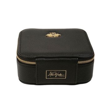 Personalised Travel Jewellery Box – Black, 3 of 4