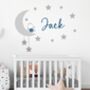 Owl Name Fabric Wall Stickers, thumbnail 2 of 6
