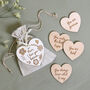 I Love You Because Personalised Mother's Day Tokens, thumbnail 1 of 2