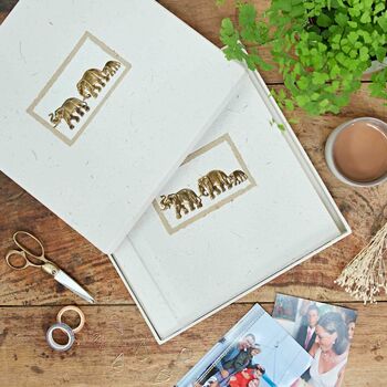 Handcrafted Elephant Dung Photo Album With Gift Box, 6 of 11