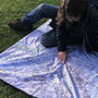 Mendips And Glastonbury Family Pacmat Picnic Blanket, thumbnail 2 of 12