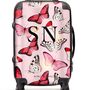 Butterfly Print Personalised Suitcase, thumbnail 1 of 6