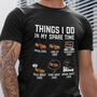 Funny Car Gift For Him 'Think About Cars' Mens T Shirt, thumbnail 1 of 2