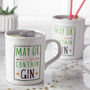 'May Contain Gin' Ceramic Mug, thumbnail 5 of 5