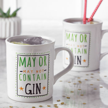 'May Contain Gin' Ceramic Mug, 5 of 5