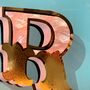 Gold Typography Wall Art 'Circus Letter R', thumbnail 3 of 8