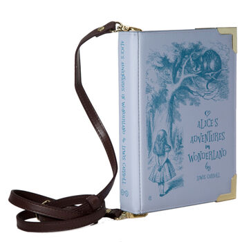 Alice In Wonderland Original Purple Book Small Handbag, 2 of 7