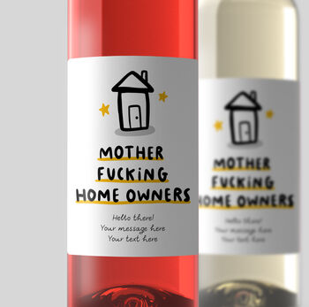 Personalised Wine Label 'Home Owner', 2 of 2