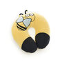 U Shaped Travel Neck Pillow Soft Animal Bee Cushion, thumbnail 2 of 3