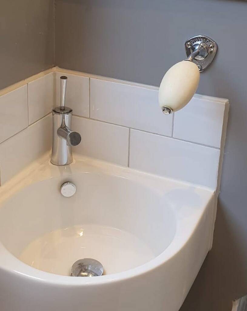 wall mounted rotating soap by finch & crane.