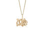 18ct Gold Plated Chinese Dragon Necklace, thumbnail 3 of 10