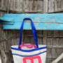 Gennaker Upcycled Sailcloth Two Handle Bag, thumbnail 3 of 6