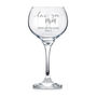 Personalised Love You Mum Tall Gin Glass, thumbnail 1 of 5