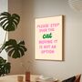 Step Over The Cat Art Print, thumbnail 2 of 4