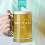 'Worlds Greatest Bonus Dad' Personalised Beer Tankard Father's Day Gift, thumbnail 1 of 4