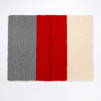 Christmas Blanket Beginner Knitting Kit, 5 of 10