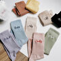 Custom Embroidered Name Yoga Pilates Socks, thumbnail 6 of 12