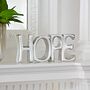 Free Standing Recycled Metal Hope Sign, thumbnail 1 of 8