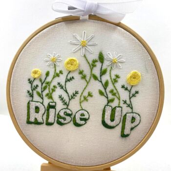Rise Up Beginners Embroidery Kit, 4 of 12