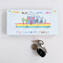 Personalised 'Our Happy Home' Key Holder, thumbnail 1 of 3