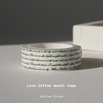 Vintage Love Letter Washi Tape, 3 of 7