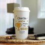 Personalised Travel Mug Gifts You Are The Best, thumbnail 2 of 4
