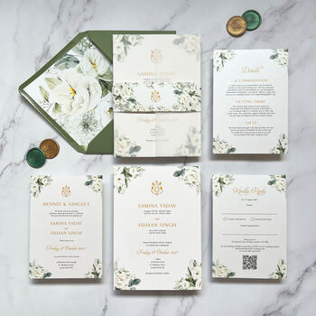 Ganesh Wedding Invitation, 2 of 5