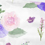 Lilac Roses Gift Wrapping Paper Roll Or Folded, thumbnail 2 of 3