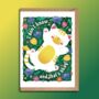 Cute Reassurance Cat Greeting Card, thumbnail 1 of 2
