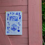 Scenes Of France Blue Tile Inspired Travel Print, thumbnail 8 of 12