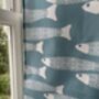 'Ocean Shoal' Grey Blue Pure Cotton Tea Towel, thumbnail 6 of 9