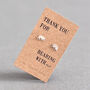 Thank You Bear Earrings In Sterling Silver, thumbnail 1 of 9