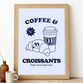 Coffee And Croissants Print, 5 of 5